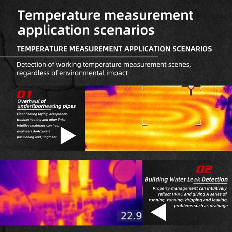BSIDE HX1 Handheld Thermal Imaging Device Power Non-Contact Thermometer - free shipping - PMC TechLife - Order now!