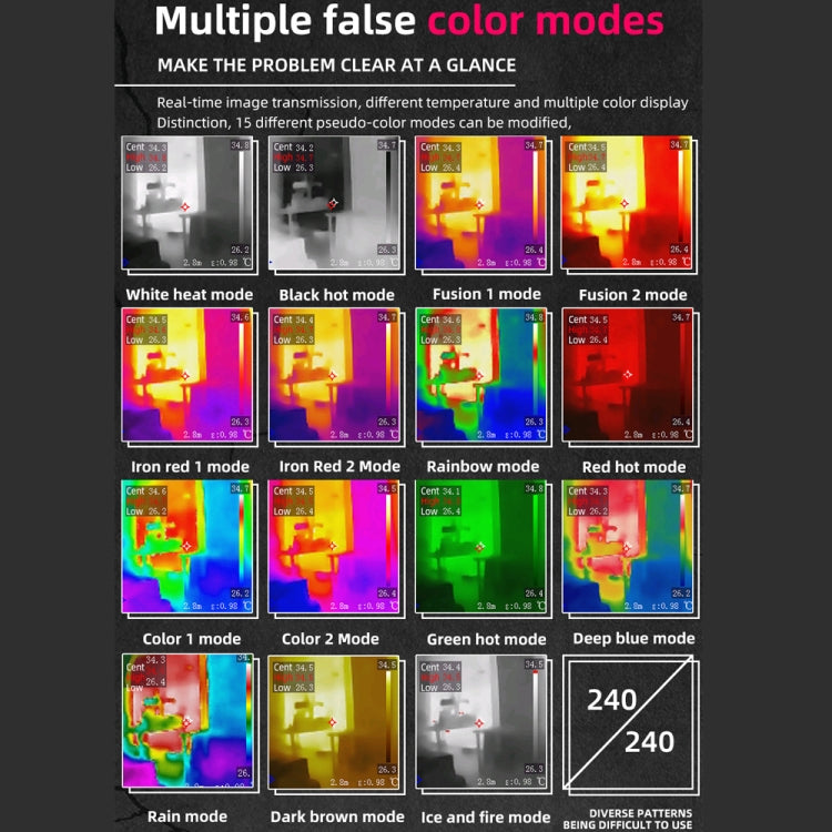 BSIDE HX1 Handheld Thermal Imaging Device Power Non-Contact Thermometer - free shipping - PMC TechLife - Order now!