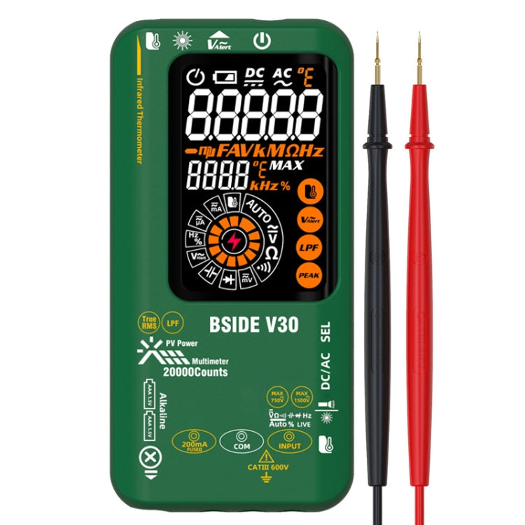 BSIDE V30 Intelligent Colorful Screen PV Multimeter Infrared Thermometer - free shipping - PMC TechLife - Order now!