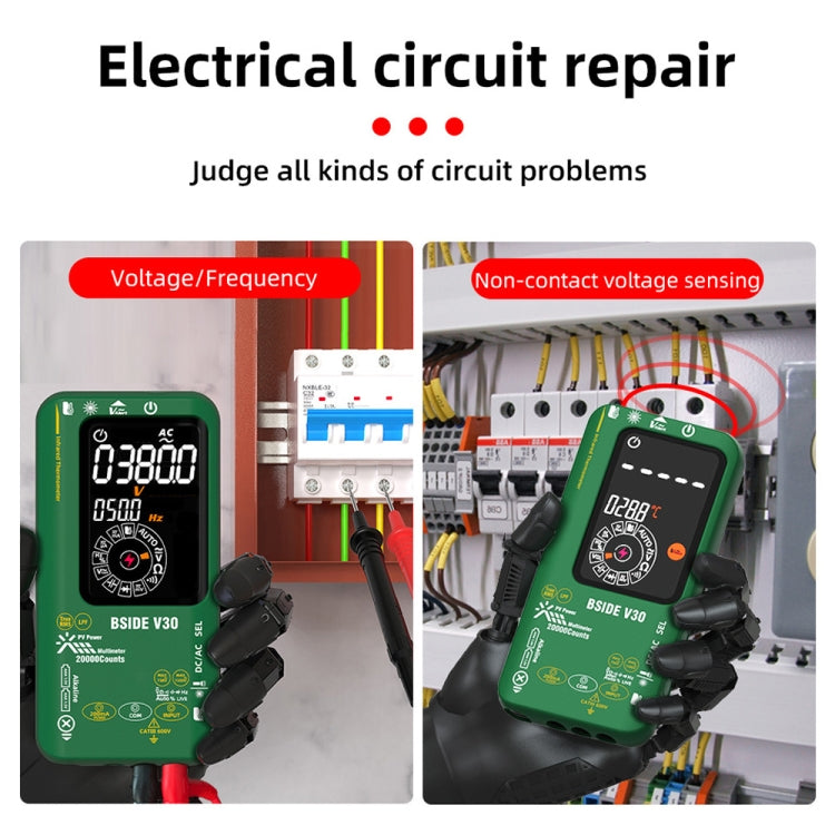 BSIDE V30 Intelligent Colorful Screen PV Multimeter Infrared Thermometer - free shipping - PMC TechLife - Order now!