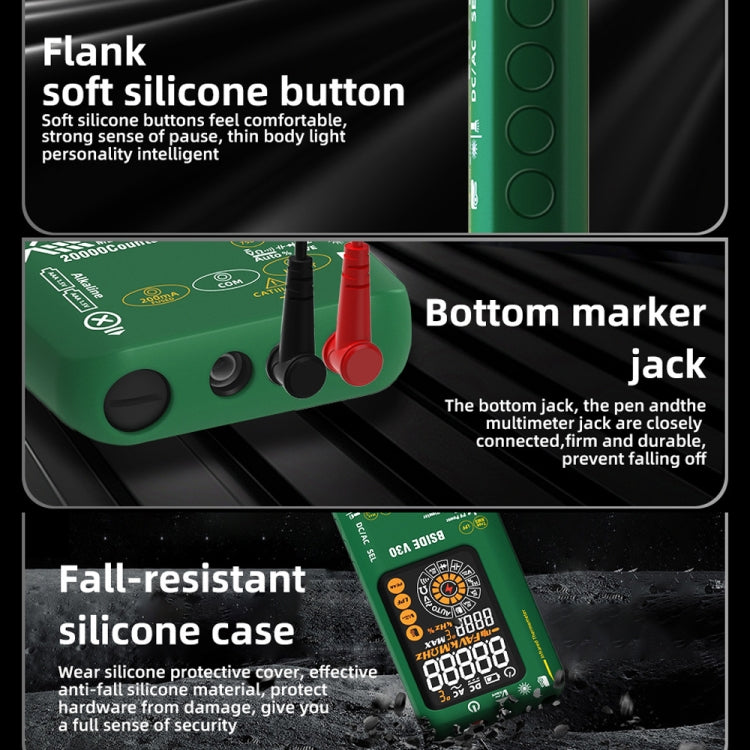 BSIDE V30 Intelligent Colorful Screen PV Multimeter Infrared Thermometer - free shipping - PMC TechLife - Order now!