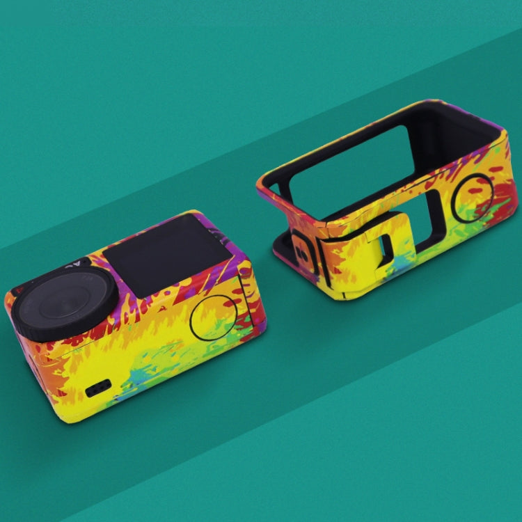 For DJI Action 4 Motion Camera Stickers All Inclusive Photo Frame Color Changing Stickers Accessories, Style: AC4-11 Circuit Red - free shipping - PMC TechLife - Order now!