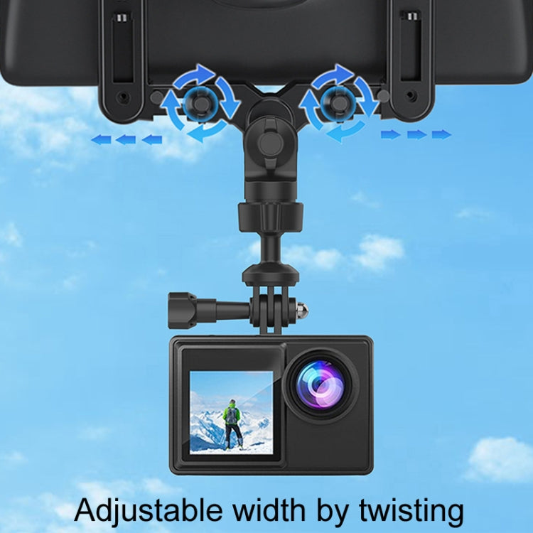 Vehicle Rearview Mirror Bracket Panoramic Sports Camera Car Mount Base Accessory - Universal Car Holders by PMC TechLife | Online Shopping South Africa | PMC TechLife | Buy Now Pay Later Mobicred