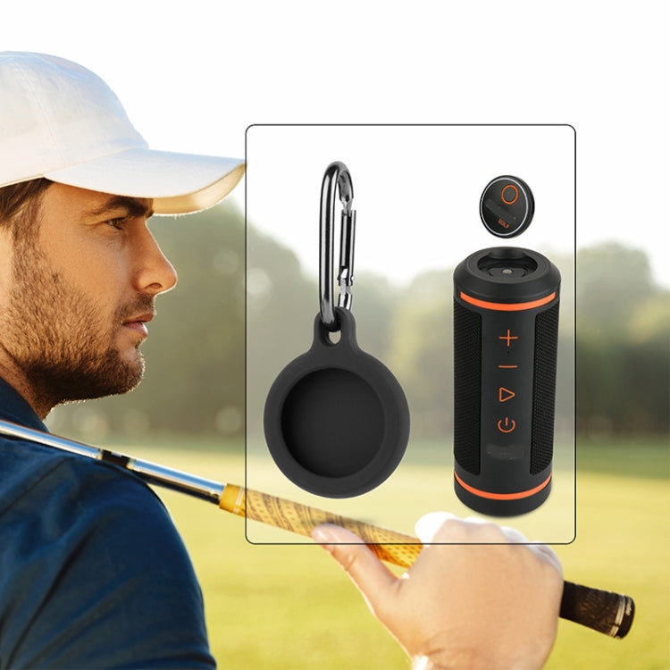 For Bushnell Wingman Golf GPS Speaker Remote Control Silicone Cover With Hook(Black) - Protective Case by PMc TechLife | Online Shopping South Africa | PMc TechLife | Buy Now Pay Later Mobicred