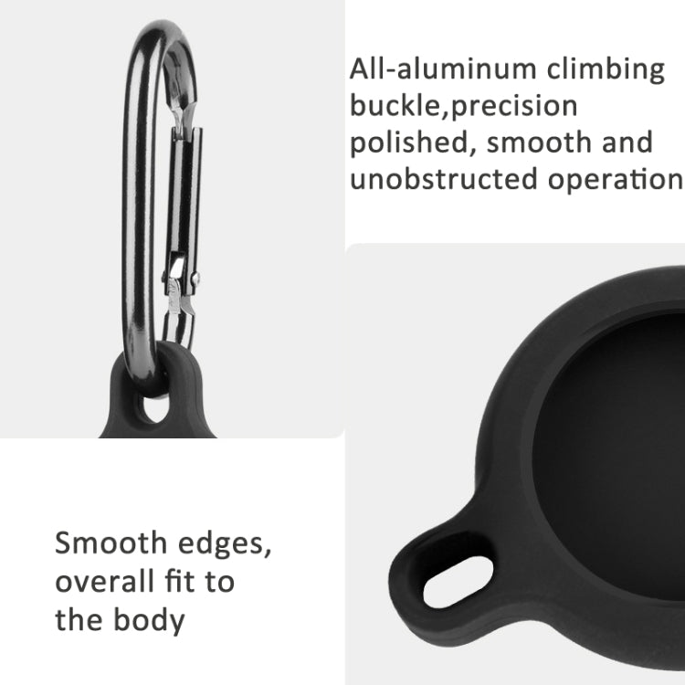 For Bushnell Wingman Golf GPS Speaker Remote Control Silicone Cover With Hook(Black) - Protective Case by PMc TechLife | Online Shopping South Africa | PMc TechLife | Buy Now Pay Later Mobicred