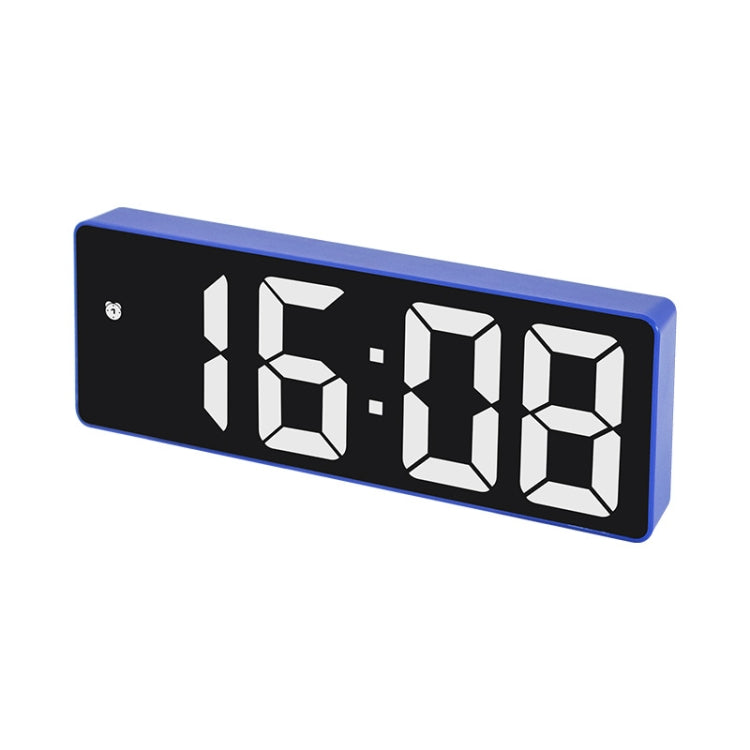 JX012 Multifunctional LED Electronic Clock Battery Plug-in Dual-purpose Bedside Alarm Clock(Blue) - Alarm Clocks by PMc TechLife | Online Shopping South Africa | PMc TechLife | Buy Now Pay Later Mobicred