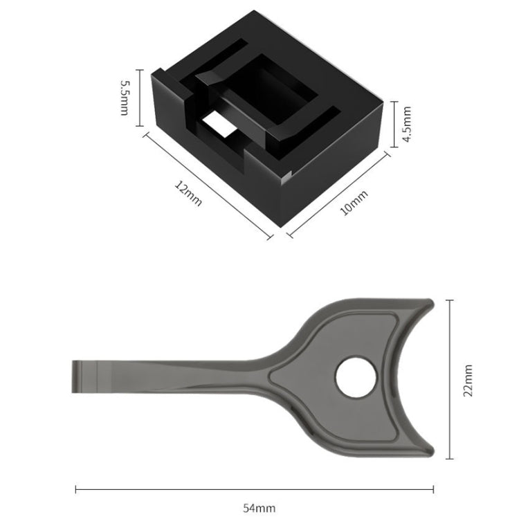 USB Removable Sealing Plug Ddustproof Hidden Anti-Theft Safety Lock(10 Plug+1 Key) - Anti-Dust Plugs by PMC TechLife | Online Shopping South Africa | PMC TechLife | Buy Now Pay Later Mobicred