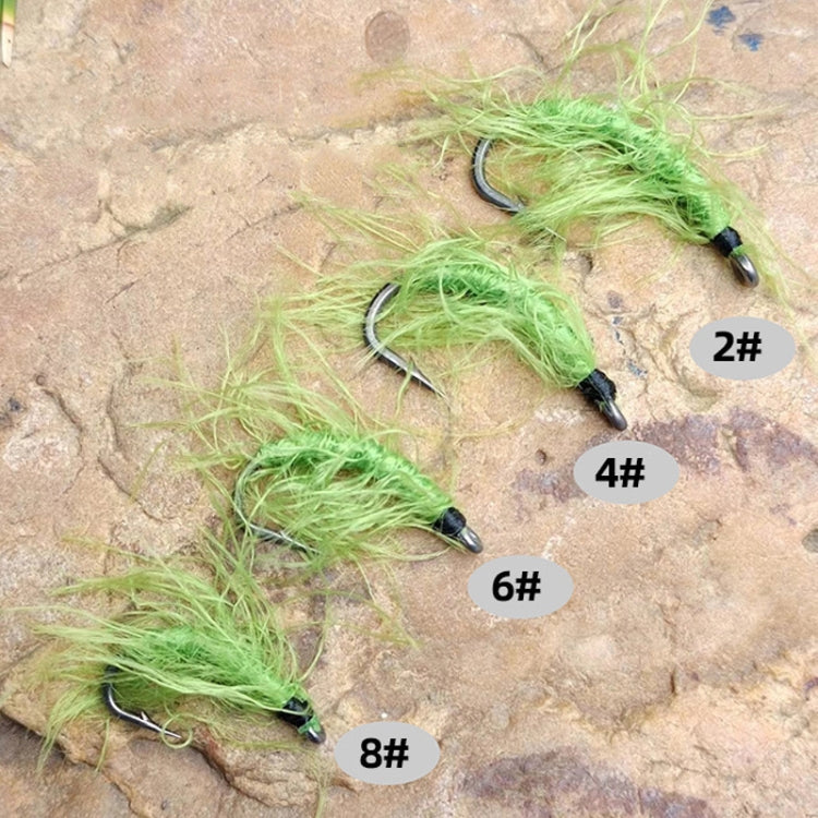 Single Hook Imitation Aquatic Grass Fishing Hooks Grass Hooks(4#) - Fishing Hooks by PMC TechLife | Online Shopping South Africa | PMC TechLife | Buy Now Pay Later Mobicred