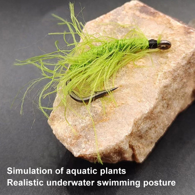 Single Hook Imitation Aquatic Grass Fishing Hooks Grass Hooks(4#) - Fishing Hooks by PMC TechLife | Online Shopping South Africa | PMC TechLife | Buy Now Pay Later Mobicred