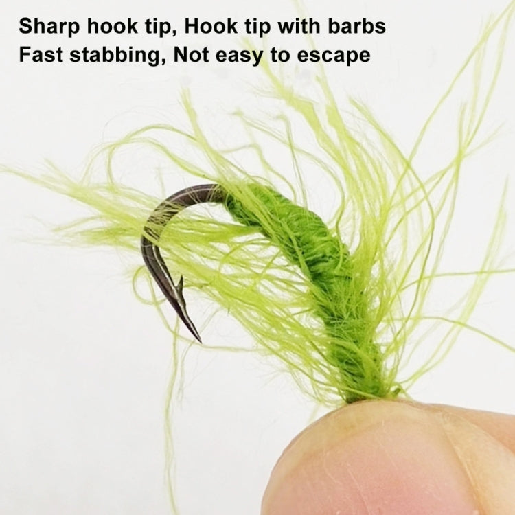 Single Hook Imitation Aquatic Grass Fishing Hooks Grass Hooks(10#) - Fishing Hooks by PMC TechLife | Online Shopping South Africa | PMC TechLife | Buy Now Pay Later Mobicred