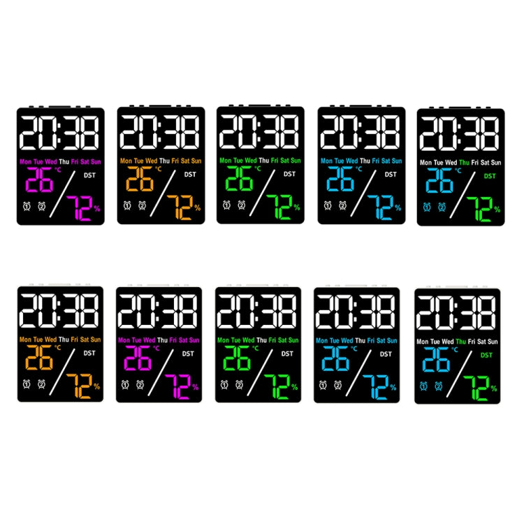 Multifunctional Temperature / Humidity Display Electronic Alarm Clock, Color: Green Black - Alarm Clocks by PMc TechLife | Online Shopping South Africa | PMc TechLife | Buy Now Pay Later Mobicred