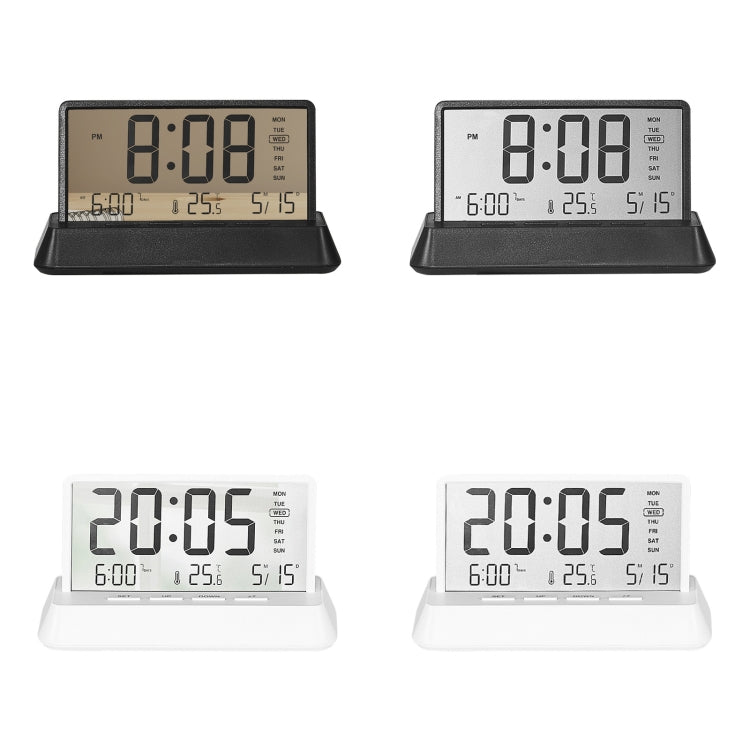 Multifunctional Temperature / Date Display Electronic Alarm Clock(Black Transparent) - Alarm Clocks by PMc TechLife | Online Shopping South Africa | PMc TechLife | Buy Now Pay Later Mobicred