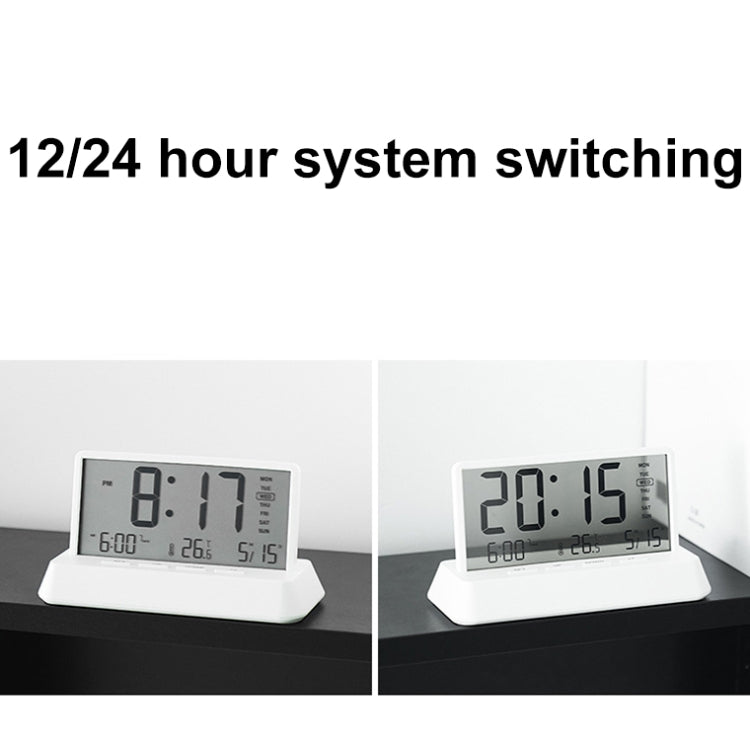 Multifunctional Temperature / Date Display Electronic Alarm Clock(Black Opaque) - Alarm Clocks by PMc TechLife | Online Shopping South Africa | PMc TechLife | Buy Now Pay Later Mobicred