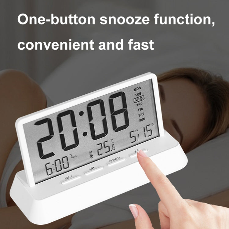 Multifunctional Temperature / Date Display Electronic Alarm Clock(Black Opaque) - Alarm Clocks by PMc TechLife | Online Shopping South Africa | PMc TechLife | Buy Now Pay Later Mobicred