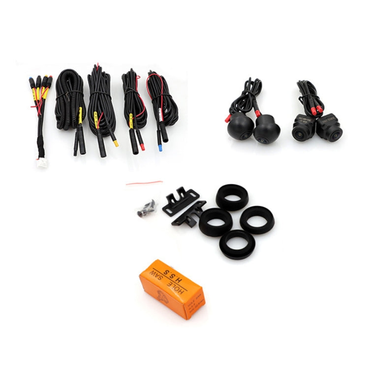 3D AHD1080P Switch 720P 360 Degree Panoramic Camera Imaging System Vehicle Camera(Cross-border Version) - Rear View Cameras by PMC TechLife | Online Shopping South Africa | PMC TechLife | Buy Now Pay Later Mobicred