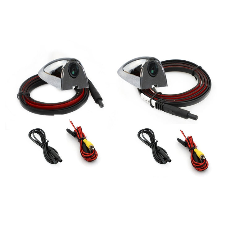 Punch-Free Car Imaging Side View Blind Spot Car Universal Night Vision Camera, Specifications: CVBS Silver - Rear View Cameras by PMC TechLife | Online Shopping South Africa | PMC TechLife | Buy Now Pay Later Mobicred