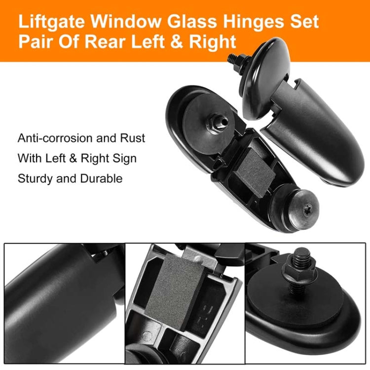 1pair Vehicle Door Handle Hinges For Ford Explorer 1998-2001, Size: 926-132(Black) - Door Handles by PMC TechLife | Online Shopping South Africa | PMC TechLife | Buy Now Pay Later Mobicred