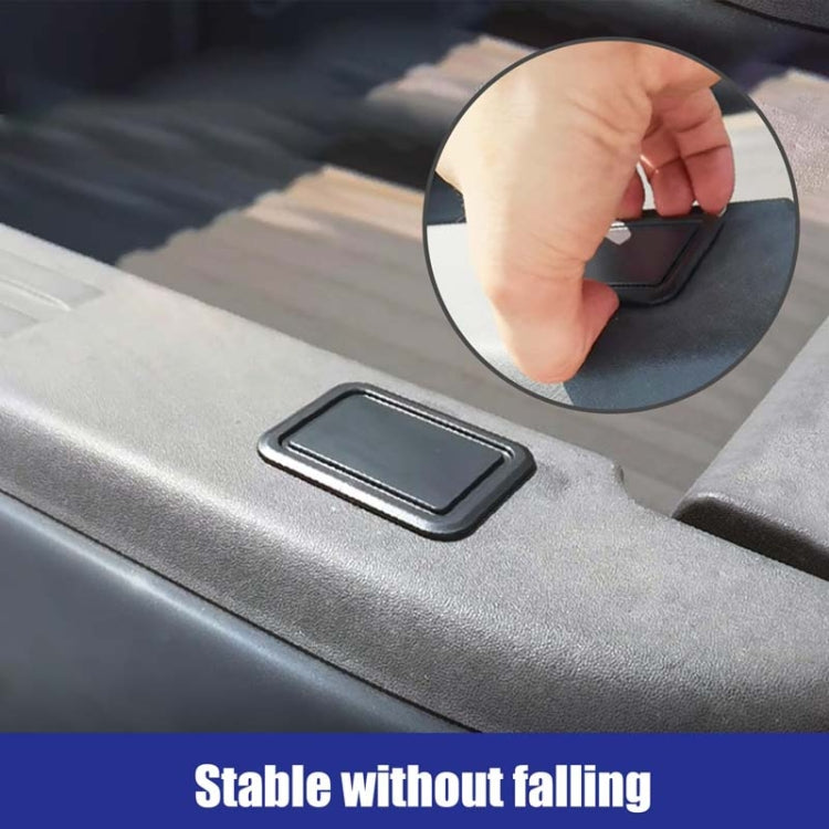 1pair Rear Tailgate Hole Plug Cover Modification Accessories For Chevrolet Silverado 2019-2021(Black) - Trunk & Bumper Accessories by PMC TechLife | Online Shopping South Africa | PMC TechLife | Buy Now Pay Later Mobicred