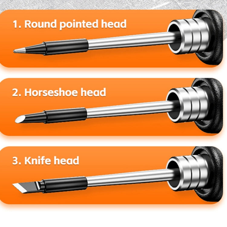 USB Digital Display Charging Soldering Iron Set 5-speed Temperature Adjustable Standard Edition Gray - Soldering Iron Set by PMc TechLife | Online Shopping South Africa | PMc TechLife | Buy Now Pay Later Mobicred