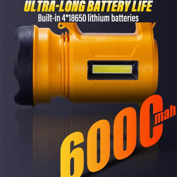 E-SMARTER 8W5205-2 Small Carrying Light With RGB Colorful Lamps Outdoor Cycling Searchlight(Yellow) - free shipping - PMc TechLife - Order now!