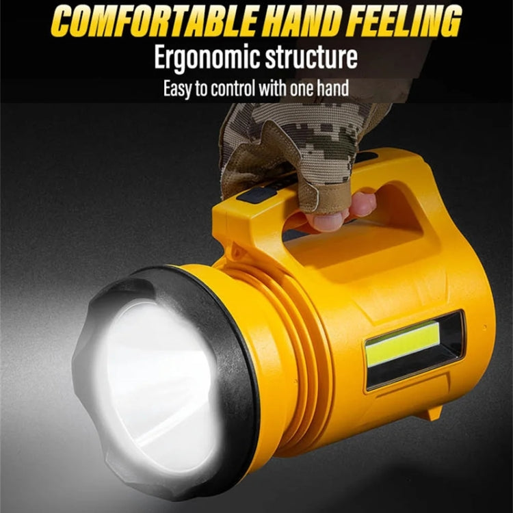 E-SMARTER 8W5205-2 Small Carrying Light With RGB Colorful Lamps Outdoor Cycling Searchlight(Yellow) - free shipping - PMc TechLife - Order now!