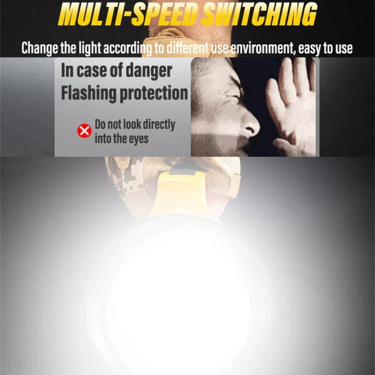 E-SMARTER 8W5205-2 Small Carrying Light With RGB Colorful Lamps Outdoor Cycling Searchlight(Yellow) - free shipping - PMc TechLife - Order now!