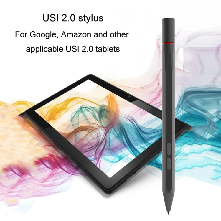 UX95 For Amazon Tablet/Chromebook Stylus 4096 Pressure Sensitive Stylus USI Protocol Pen(Silver) - Stylus Pen by PMC TechLife | Online Shopping South Africa | PMC TechLife | Buy Now Pay Later Mobicred