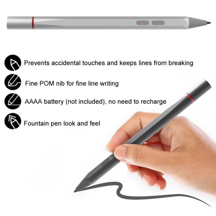 UX95 For Amazon Tablet/Chromebook Stylus 4096 Pressure Sensitive Stylus USI Protocol Pen(Silver) - Stylus Pen by PMC TechLife | Online Shopping South Africa | PMC TechLife | Buy Now Pay Later Mobicred