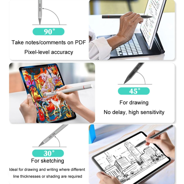 UX95 For Amazon Tablet/Chromebook Stylus 4096 Pressure Sensitive Stylus USI Protocol Pen(Silver) - Stylus Pen by PMC TechLife | Online Shopping South Africa | PMC TechLife | Buy Now Pay Later Mobicred