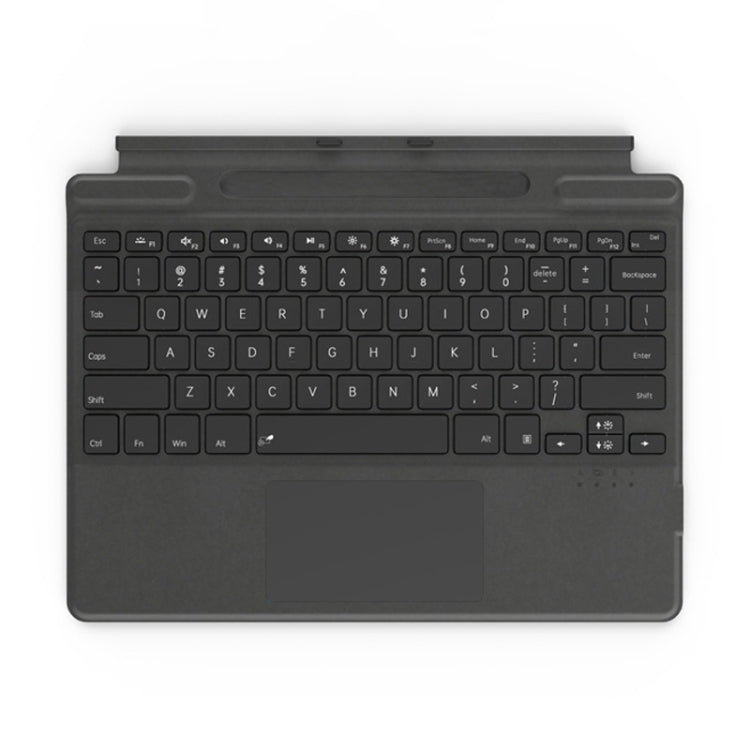 For Microsoft Surface Pro 8 / 9 / 10 / X Bluetooth Keyboard Magnetic Tablet Wireless Touch Backlit Keyboard With Pen Slot(Black) - free shipping - PMC TechLife - Order now!