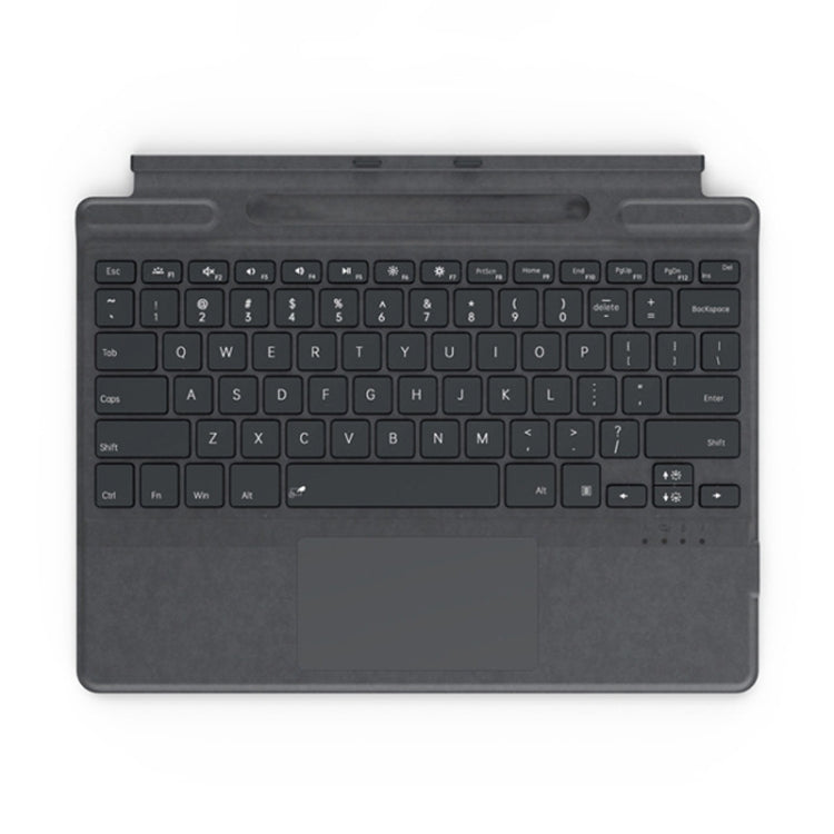 For Microsoft Surface Pro 8 / 9 / X Bluetooth Keyboard Magnetic Tablet Wireless Touch Backlit Keyboard With Pen Slot(Gray) - Others Keyboard by PMC TechLife | Online Shopping South Africa | PMC TechLife | Buy Now Pay Later Mobicred