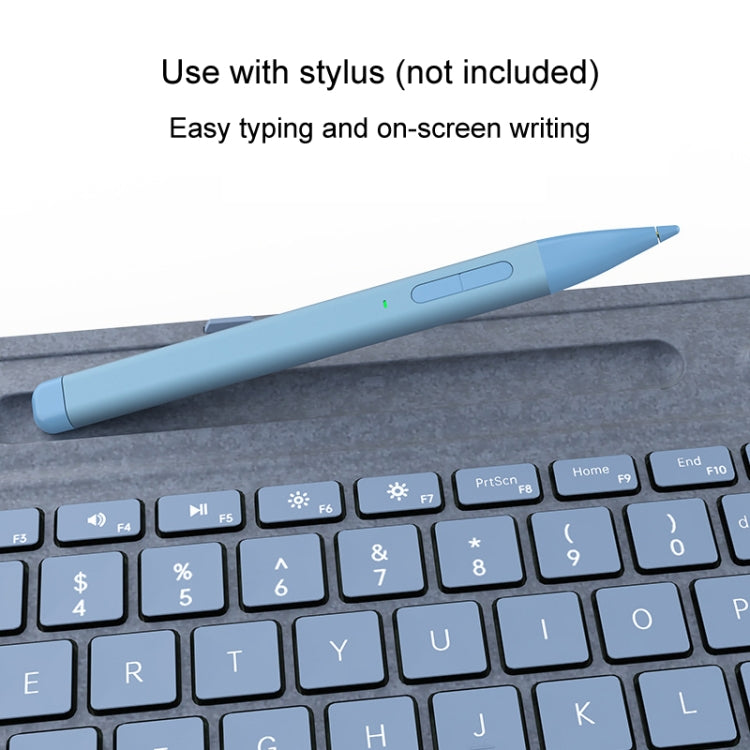 For Microsoft Surface Pro 8 / 9 / X Bluetooth Keyboard Magnetic Tablet Wireless Touch Backlit Keyboard With Pen Slot(Green) - free shipping - PMC TechLife - Order now!