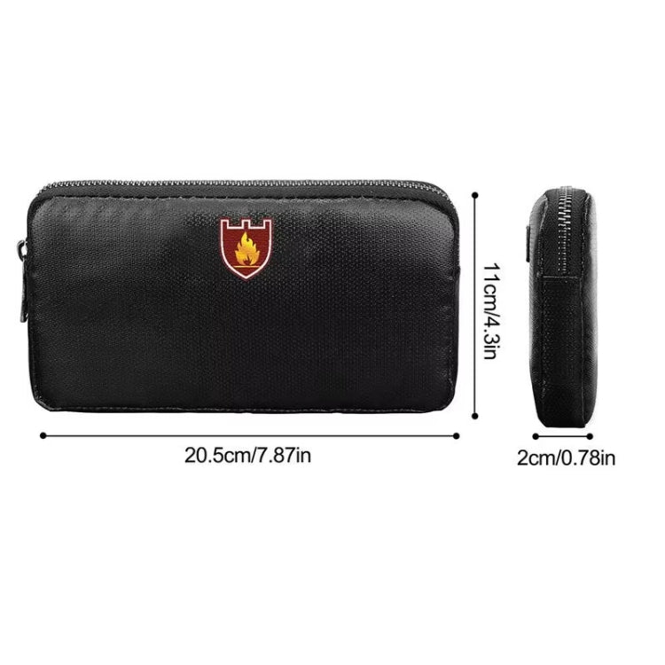 Fireproof and Waterproof Protective Bag for Digital Accessories Valuables 7.87x4.3x0.78 Inch - free shipping - PMc TechLife - Order now!