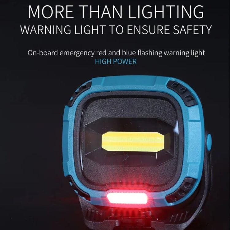 E-SMARTER W895-1 COB Portable Rechargeable Floodlight Work Light, Battery Not Included(Blue) - Camping Lighting by E-SMARTER | Online Shopping South Africa | PMc TechLife | Buy Now Pay Later Mobicred