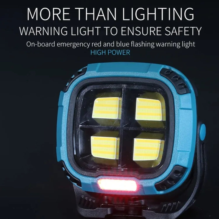 E-SMARTER W894-1 COB Magnetic Projector Work Light Emergency Portable Bright Flashlight(Blue) - free shipping - PMc TechLife - Order now!