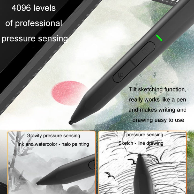 C582S For Microsoft Surface Stylus Pen Anti-Mistouch 4096 Pressure Sensitive Touch Pen Support lnk Bluetooth Function(Silver) - Stylus Pen by PMC TechLife | Online Shopping South Africa | PMC TechLife | Buy Now Pay Later Mobicred