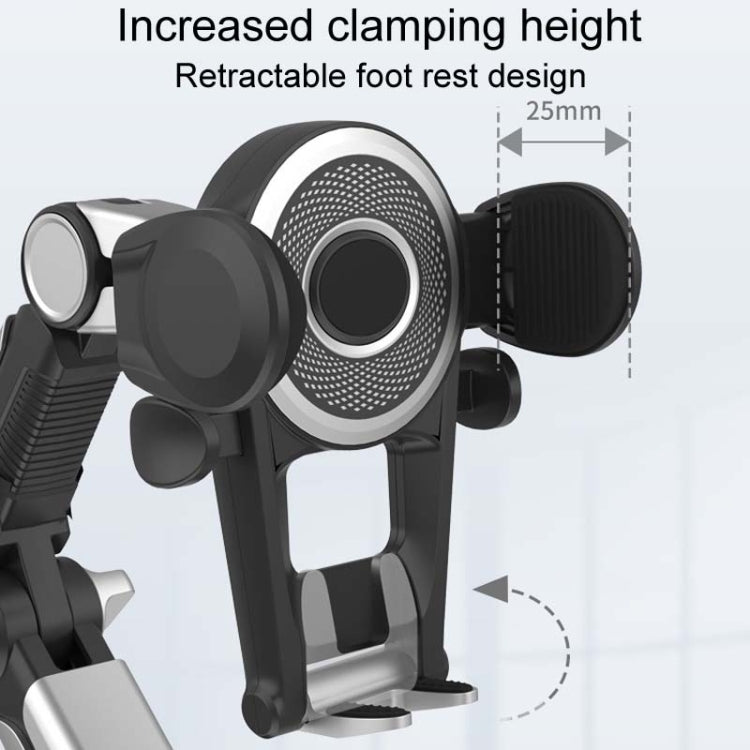 Car Suction Cup Multi-function Cell Phone Navigation Mount, Style: With Flat Clip - Universal Car Holders by PMC TechLife | Online Shopping South Africa | PMC TechLife | Buy Now Pay Later Mobicred