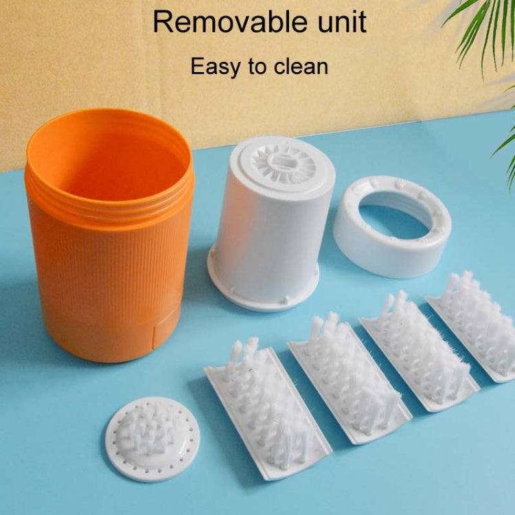 Pets Outdoor Portable Foot Wash Cup Dog Foot Cleaning And Grooming Tool(Orange) - Grooming by PMC TechLife | Online Shopping South Africa | PMC TechLife | Buy Now Pay Later Mobicred
