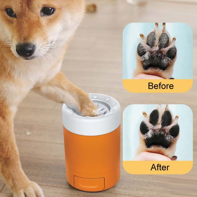 Pets Outdoor Portable Foot Wash Cup Dog Foot Cleaning And Grooming Tool(Orange) - Grooming by PMC TechLife | Online Shopping South Africa | PMC TechLife | Buy Now Pay Later Mobicred