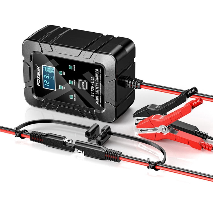 FOXSUR 6V/12V 1.5A Lawn Mower Motorcycle Lead Acid Battery SAE Plug Charger(US Plug) - Battery Charger by FOXSUR | Online Shopping South Africa | PMC TechLife | Buy Now Pay Later Mobicred