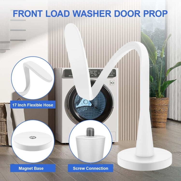 Universal Flexible Magnetic Washing Machine Door Stopper Front Load Washer Door Prop 43mm Black - free shipping - PMC TechLife - Order now!
