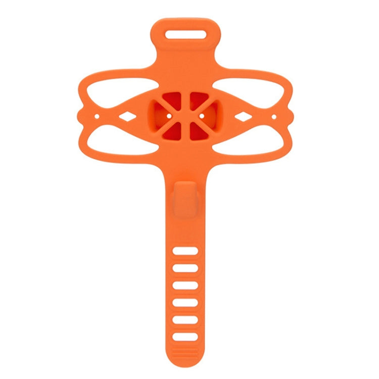 GUB P9 Bicycle Dragonfly Shape Silicone Phone Holder(Orange) - Holders by GUB | Online Shopping South Africa | PMC TechLife | Buy Now Pay Later Mobicred