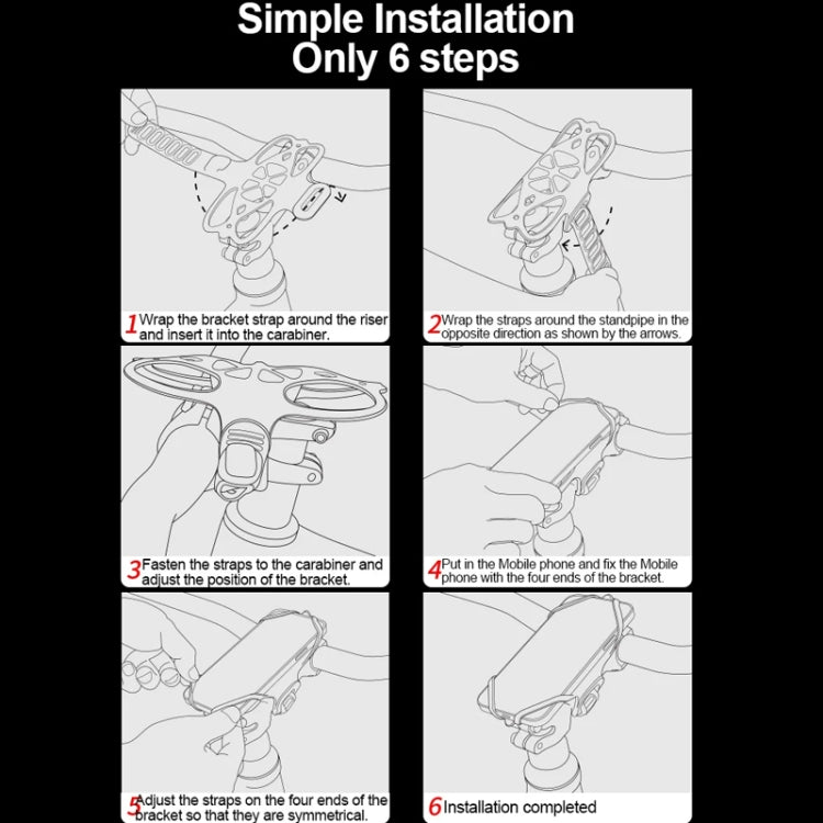 GUB P9 Bicycle Dragonfly Shape Silicone Phone Holder(Beige) - Holders by GUB | Online Shopping South Africa | PMC TechLife | Buy Now Pay Later Mobicred