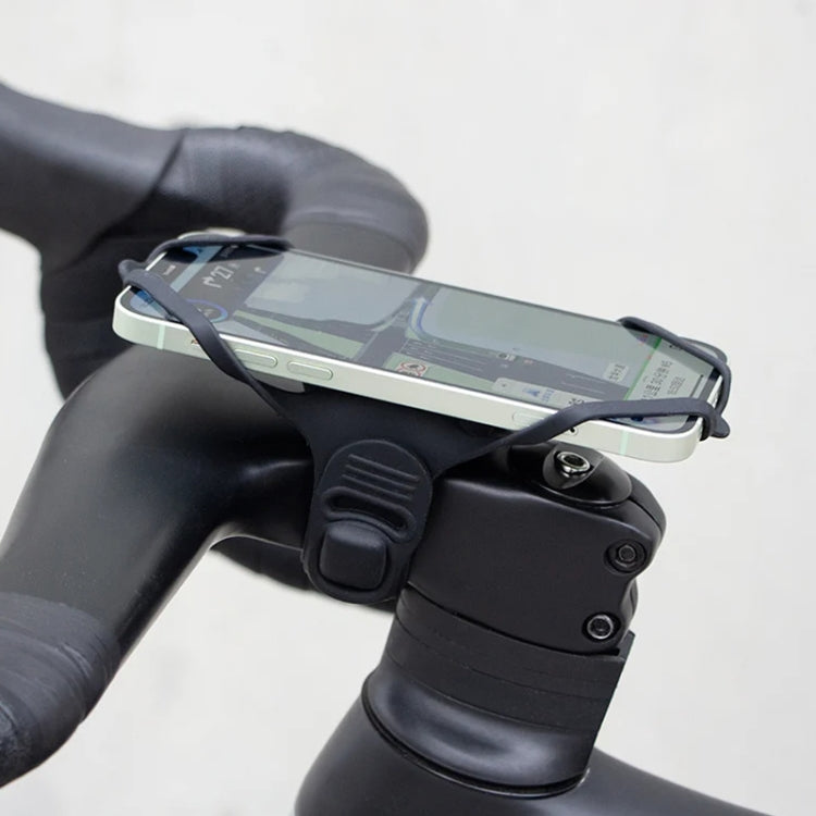 GUB P9 Bicycle Dragonfly Shape Silicone Phone Holder(Black) - Holders by GUB | Online Shopping South Africa | PMC TechLife | Buy Now Pay Later Mobicred