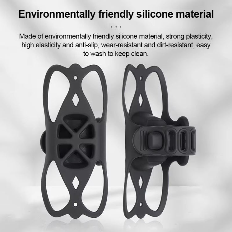 GUB P9 Bicycle Dragonfly Shape Silicone Phone Holder(Beige) - Holders by GUB | Online Shopping South Africa | PMC TechLife | Buy Now Pay Later Mobicred