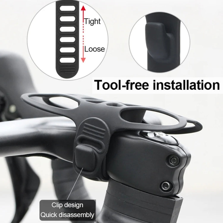GUB P9 Bicycle Dragonfly Shape Silicone Phone Holder(Black) - Holders by GUB | Online Shopping South Africa | PMC TechLife | Buy Now Pay Later Mobicred