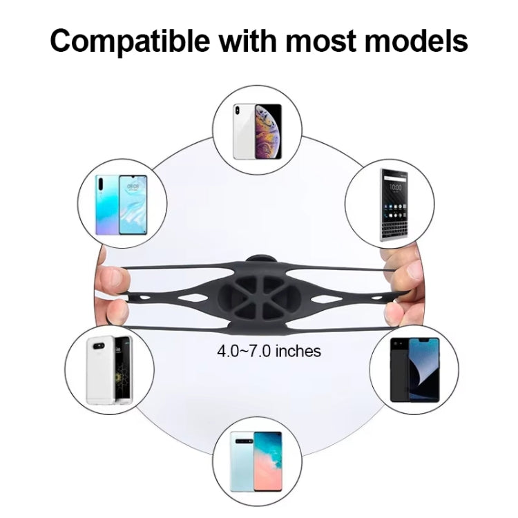 GUB P9 Bicycle Dragonfly Shape Silicone Phone Holder(Orange) - Holders by GUB | Online Shopping South Africa | PMC TechLife | Buy Now Pay Later Mobicred