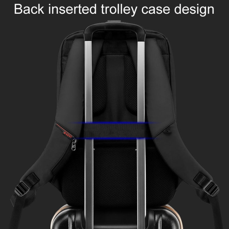 SKV B20453 Men Business Casual Multifunctional Double Shoulder Bag Large Capacity Laptop Backpack(Black) - free shipping - PMC TechLife - Order now!