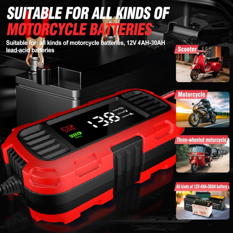FOXSUR 2A 12V Motorcycle ATV Fully Automatic Trickle Battery Charger(US Plug) - Battery Charger by FOXSUR | Online Shopping South Africa | PMC TechLife | Buy Now Pay Later Mobicred