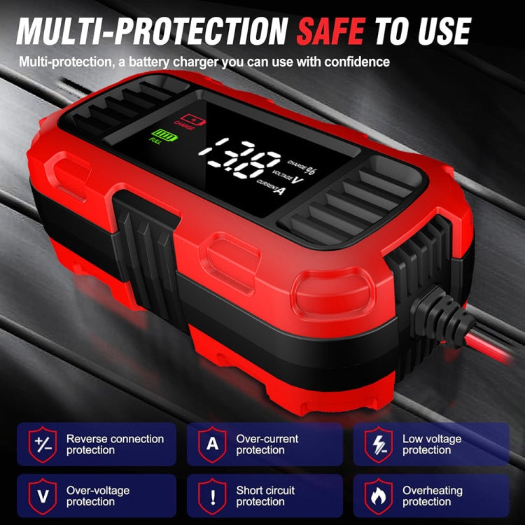 FOXSUR 2A 12V Motorcycle ATV Fully Automatic Trickle Battery Charger(US Plug) - Battery Charger by FOXSUR | Online Shopping South Africa | PMC TechLife | Buy Now Pay Later Mobicred